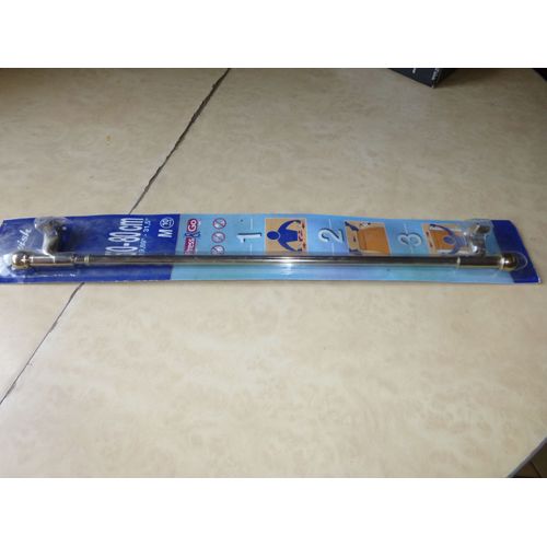 Tringle Dorée Extensible 'press & Go' Sans Percage