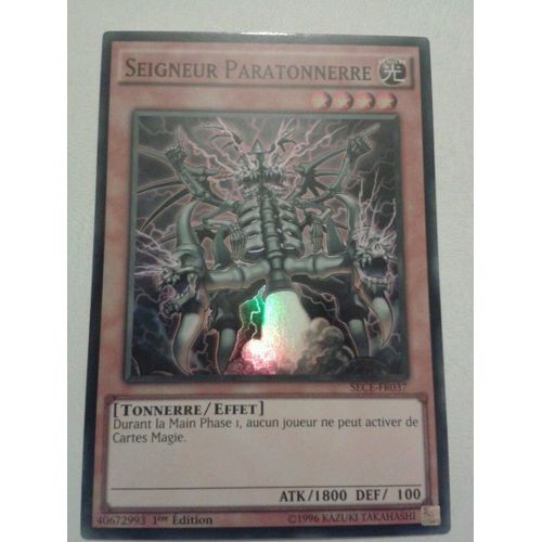 Yu-Gi-Oh! - Seigneur Paratonnerre - Sece-Fr037 - Super Rare