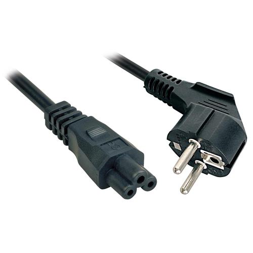 Lindy - Câble d'alimentation - IEC 60320 C5 pour power CEE 7/7 (M) - 3 m - noir