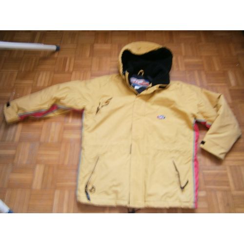 Blouson Moutarde Rayures Rouge Grise Taille M Marque Rip Curl