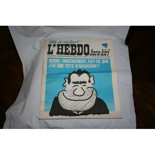 L¿Hebdo Hara Kiri Bête Et Méchant N° 67  Lundi 11 Mai 1970  Couverture Reiser