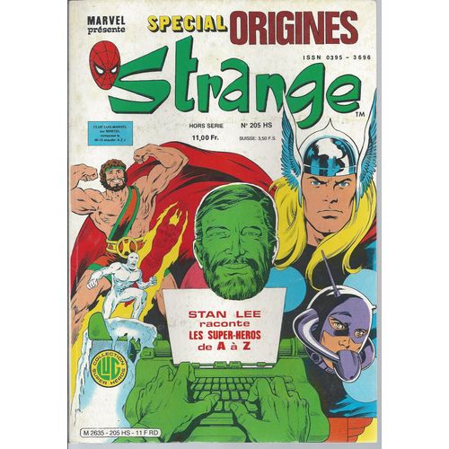 Strange Spécial Origines N° 205 Bis