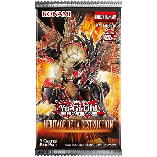 Konami Yu-Gi-Oh! Jcc - Booster Héritage Destruction Fr Tripack