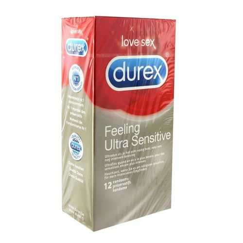 Durex - Boîte De 12 Préservatifs - Feeling Ultra Sensitive