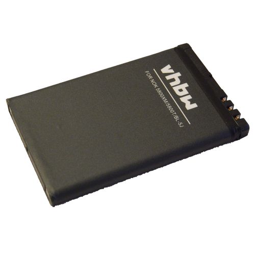 Batterie Li-Ion 1350mah (3.7v) Vhbw Pour Téléphone Portable Smartphone Nokia N900, Rock, X1-01, X6 Comme Bl-5j.