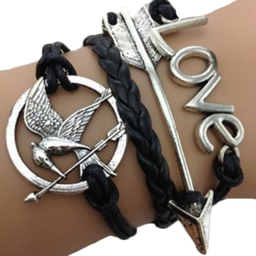 Bracelet Hunger Games Infini Infinity Karma Fleche Love One Direction