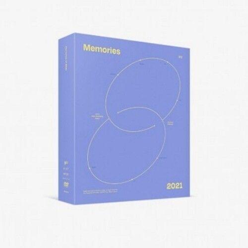 Bts - Memories Of 2021 - Ntsc/Reg. 1,3,4,56 - Incl. 214pg Photo Book, Paper Frame & Double-Sided Photo, Clear Photo Index, Sticker Collection, Postcard Set, 48pg Bts Book + Photocard [Digital Video Disc] Postcard, Photo Book, Photos, Stickers, With Book,