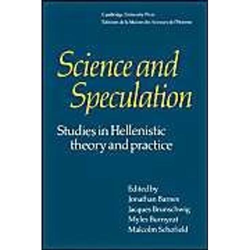 Science And Speculation
