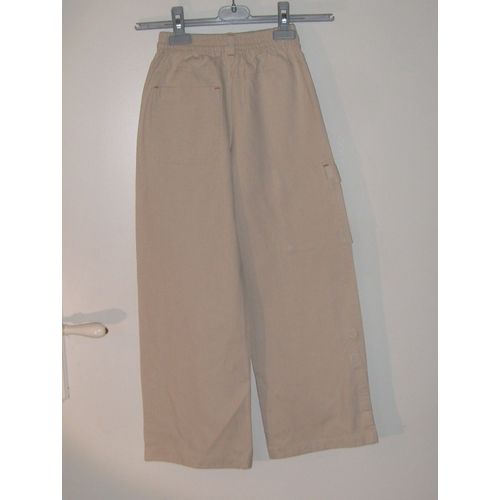 Pantalon "" Sucre D'orge "", 100%Coton Beige, T8a