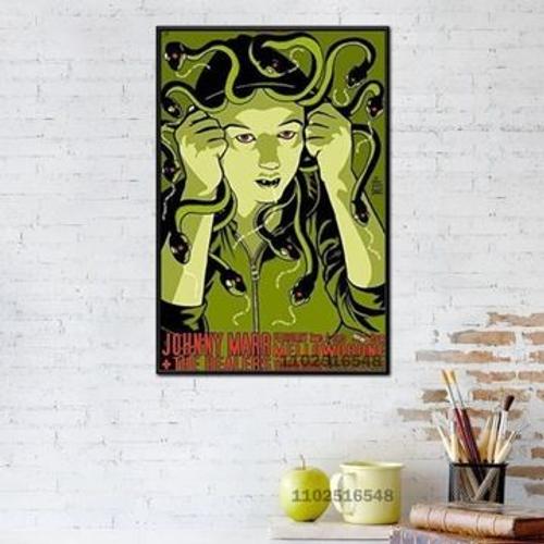 Affiche en toile Johnny Marr, peinture d'affiche,mpression murale Poster pour salon chambre ¿¿ coucher d¿¿cor sans cadre(20*30cm)