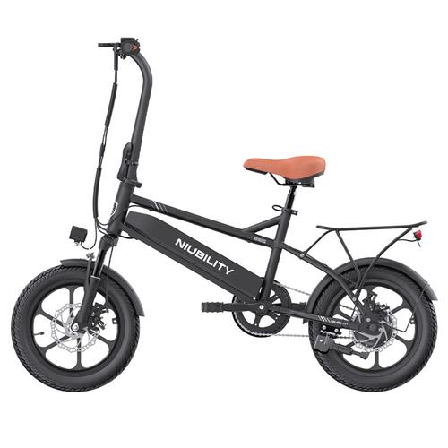 Niubility B16s Vélo Électrique À Pneus De 16 Pouces, Moteur De 350 W, Batterie 36 V 14,5 Ah, Autonomie De 30 Km/H Maximum, 60 Km, Freins À Double Disque, Écran Lcd, Cadre Léger Et Durable Ipx3 – Noir