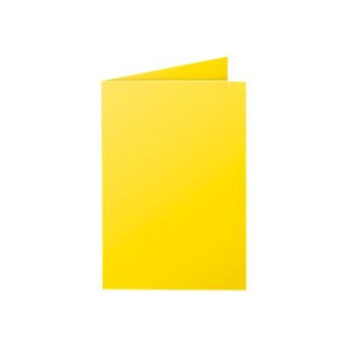 Clairefontaine Pollen C6 - Cartes papier demi-pli - jaune intense - 110 x 155 mm - 210 g/m² - 25 carte(s)