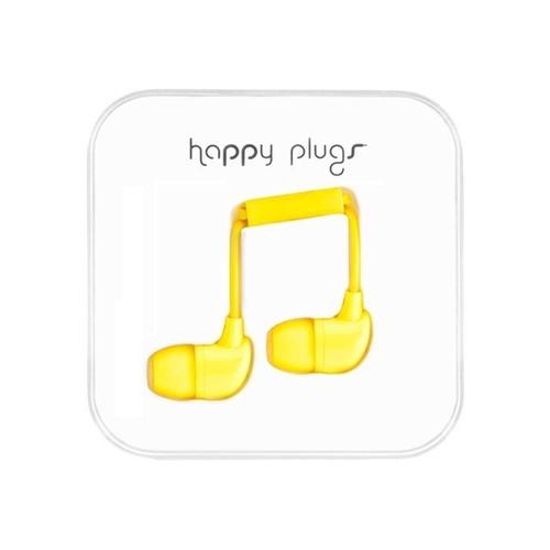 Happy Plugs In-Ear - Micro-casque - intra-auriculaire - filaire - jaune