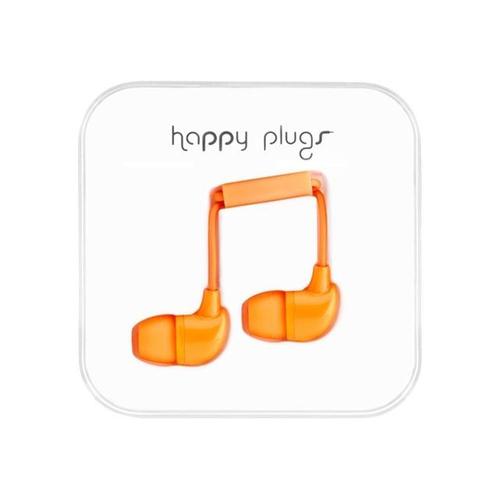 Happy Plugs In-Ear - Micro-casque - intra-auriculaire - filaire - orange