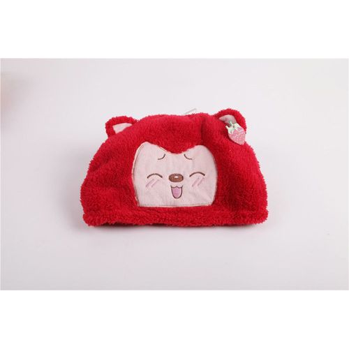 Bonnet Rouge Chat Ours Ourson Chien Animaux Tête Tout Doux Enfant Adulte Mixte Mignon Kawai Cool Japon Sourit Sourire Timide Shy Bonne Qualité Boutique Black Sugar