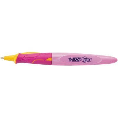 Stylo Bille Twist Ergo Pm Corps Rose Et Encre Bleu