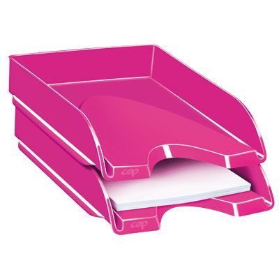 Corbeille À Courrier Fond Plein Cep Pro Gloss Rose