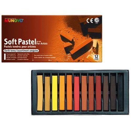 Pastel Sec Carré Sanguine - Boite De 12