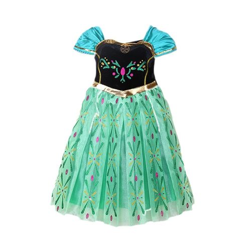 Robe Elsa Enfant 2 À 14 Ans Déguisement Elsa Costume Reine De Neige Bonne Qualité Envoie Immédiat 
