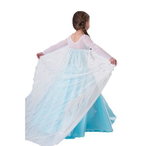 Robe Elsa Enfant 2 À 14 Ans Déguisement Elsa Costume Reine De Neige Bonne Qualité Envoie Immédiat 