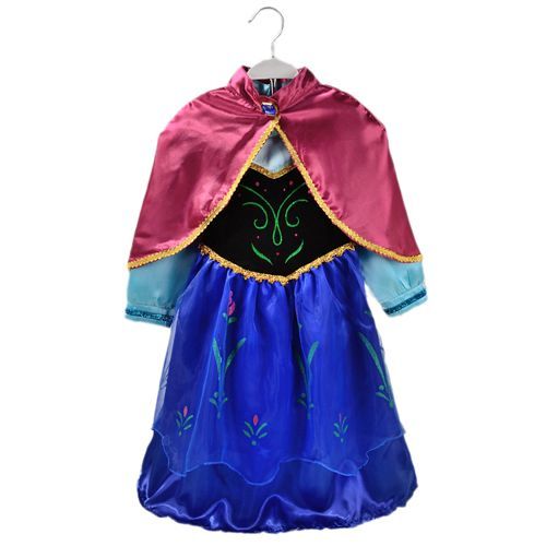 Robe Elsa Enfant 2 À 14 Ans Déguisement Elsa Costume Reine De Neige Bonne Qualité Envoie Immédiat 