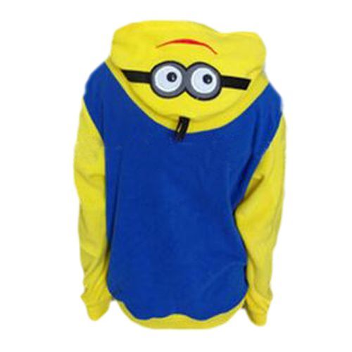 Sweat Capuche Minion Adulte Homme Femme Taille M À Xl Moi Moche Et Méchant Jaune Bleu Tête Bonhomme Mignon Kawai Bonne Qualité Boutique Black Sugar