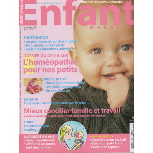 Enfant Magazine N° 339 : L'homéopathie Pour Nos Petits