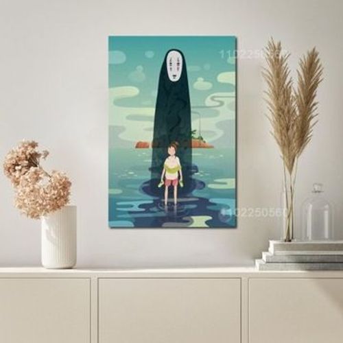 Affiche toile Manga chihiro affiche d¿¿corative,mpression murale Poster pour salon chambre ¿¿ coucher d¿¿cor sans cadre(20*30cm)