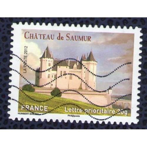 Timbre Oblitéré Used Stamp Château De Saumur 2012 France