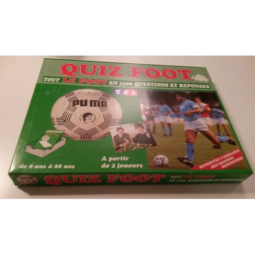 Quiz Foot /Tout Le Foot En 2500 Questions Et Reponses