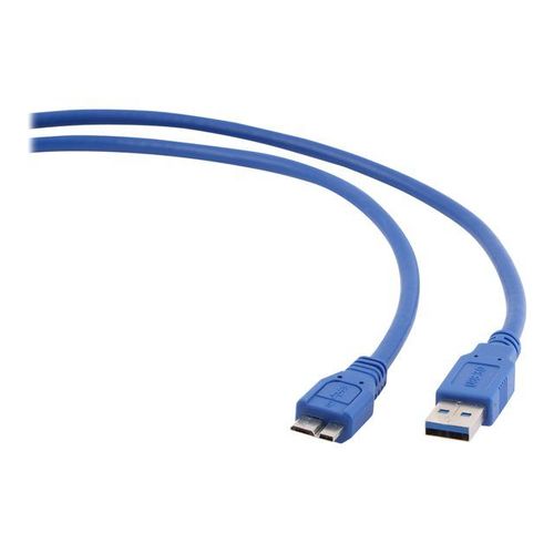 Cablexpert CCP-mUSB3-AMBM-0.5M - Câble USB - Micro-USB Type B (M) pour USB type A (M) - USB 3.0 - 50 cm - moulé