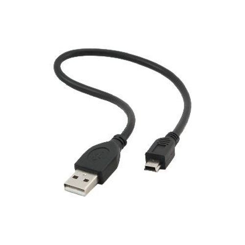 Gembird CCP-USB2-AM5P-1 - Câble USB - mini USB type B (M) pour USB (M) - 30 cm - moulé - noir