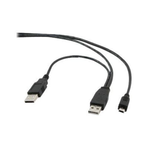 Gembird CCP-USB22-AM5P-3 - Câble USB - mini USB type B (M) pour USB (M) - 90 cm - moulé - noir