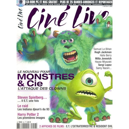 Ciné Live N° 56 Monstres & Cie