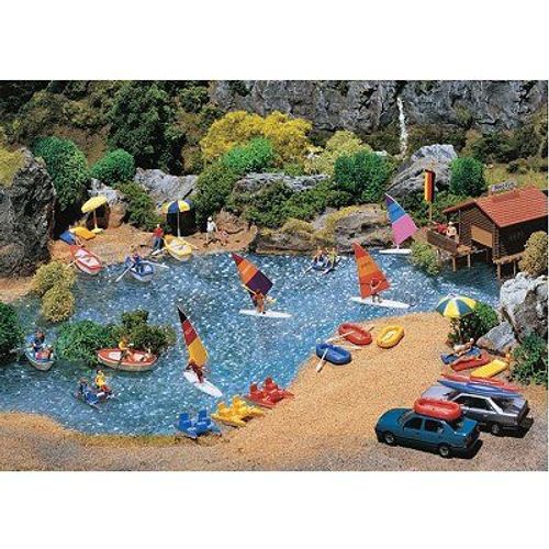 Modélisme Ho : Accessoires De Décor : Bateaux Et Planches À Voile-Faller
