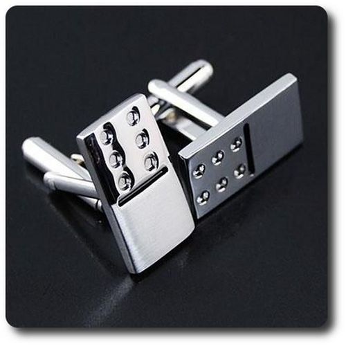 Boutons De Manchettes   Modèle Domino