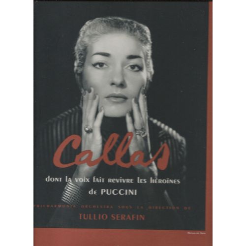 Callas Dont La Voix Fait Revivre Les Heroines De Puccini  