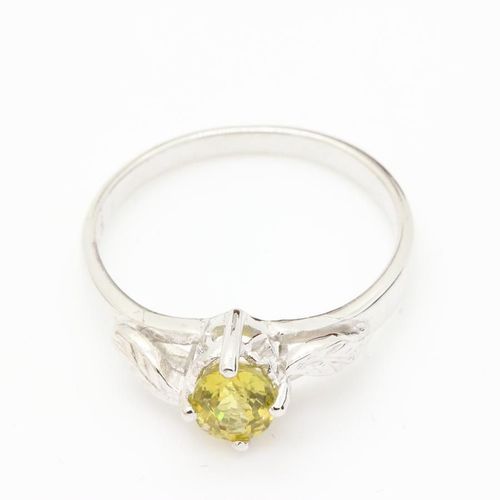 Bague Grenat Mali   . Argent 925 - Argent