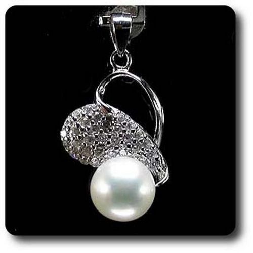 Pendentif Perle  . Argent 925 - Argent