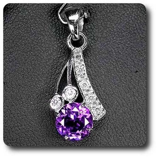 Pendentif Amethyste  . Argent 925 - Argent