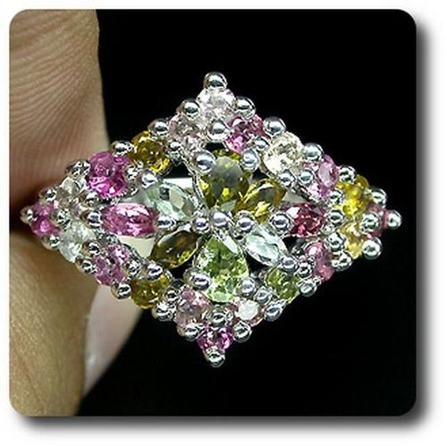Bague Tourmaline   Argent 925
