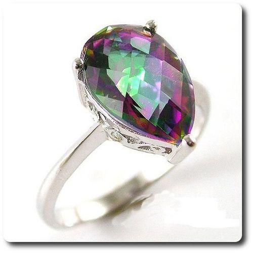 Bague Topaze Mystic   Argent 925