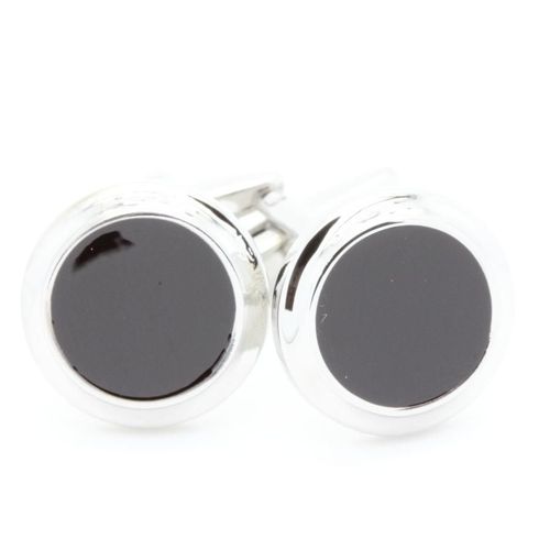 Boutons De Manchettes   Black Onyx