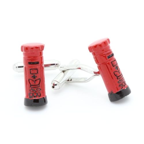 Boutons De Manchettes   Boite Aux Lettres Rouge