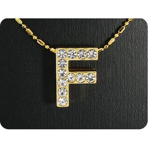 Pendentif Oxyde De Zirconium Plaqué Or 18 K - F