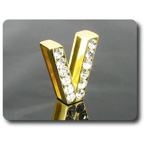 Pendentif Oxyde De Zirconium Plaqué Or 18 K - V