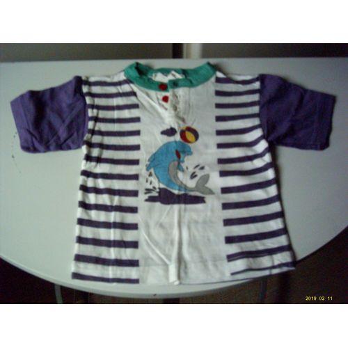 T-Shirt Enfant 12 Mois. Marque : Baba Ô Rom