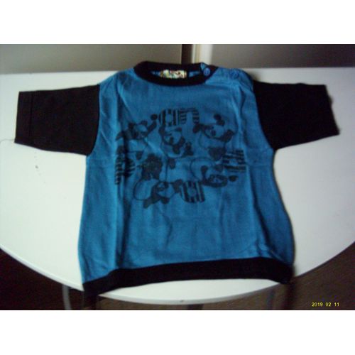 T-Shirt Enfant 18 Mois Pandas. Marque : Baba Ô Rom