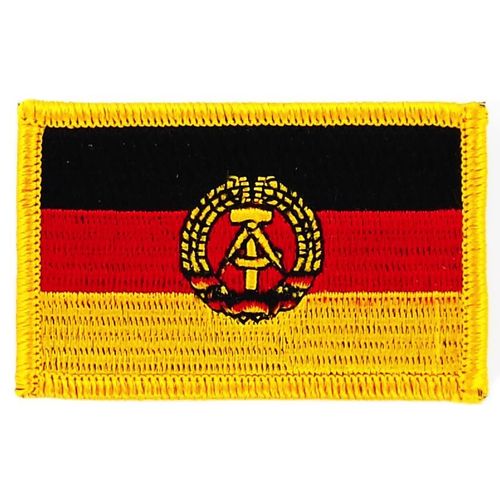 Patch Écusson Brodé Drapeau Allemagne Allemand De L'est Rda Ddr  Thermocollant