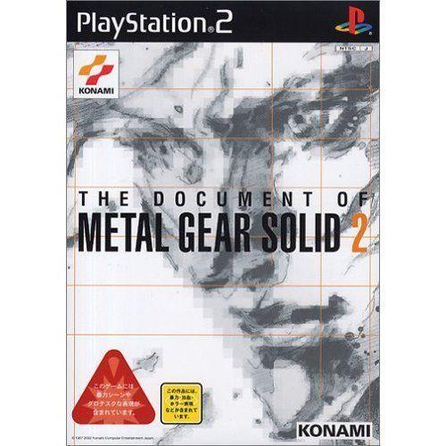 Metal Gear Solid 2 - Dvd Rom The Document Of Metal Gear Solid 2 - Import Japon Ps3